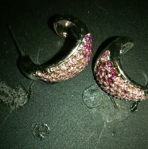 Pink earrings